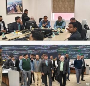 General Manager North Central Railway inspected Operational Control Centre- DFC and gave instructions for crew booking using AI