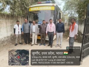 Lucknow: Huge health camp organised at Primary Health Centre Jugaur.