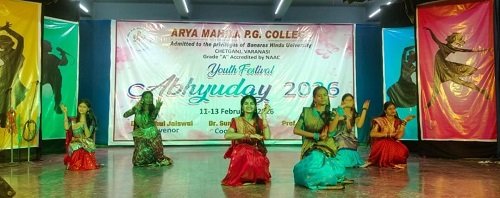 Grand closing ceremony of youth festival 'Abhyudaya' 2026 at Arya Mahila PG College