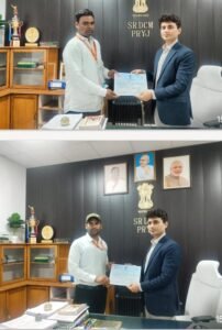 M-UTS employees who sold the highest number of tickets during Magh Mela, Prayagraj-2026 were felicitated.