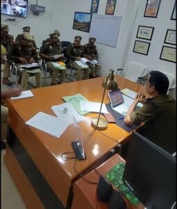 A review meeting was held with all the station in-charges of the zone and necessary guidelines were given.