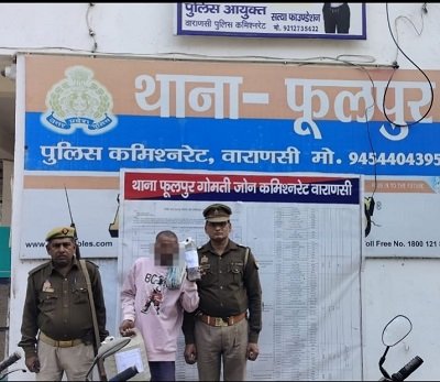 One accused arrested with 10 litres of illegal raw liquor.