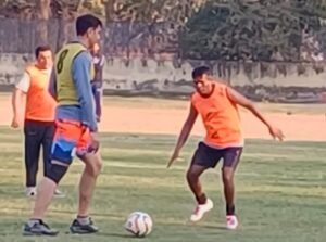 The inter-departmental football competition for the year 2025-26 has been launched at Bareka.