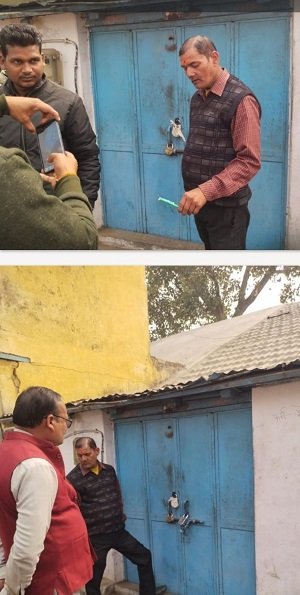 Five shops in Visheshwarganj sealed, causing panic.