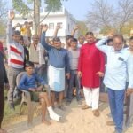 Villagers are furious over a road that has been in disrepair for 15 years! They blocked the road with bamboo poles, but it reopened after assurances from public representatives.