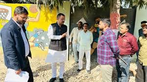 Mayor inspected the progress of CM Grids Scheme in Sigra area, gave instructions to speed up the work.