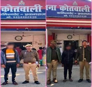 Two wanted accused persons were arrested by Jhansi police station.