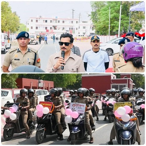 The Grand Launch of Mission Shakti 5.0: A Message of Women's Empowerment During Navratri, Raising Awareness Through a Scooter Rally