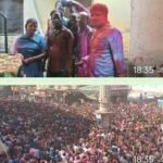 Holi celebrations were seen from the streets to the lanes in Kashi, with people playing Holi with great enthusiasm.