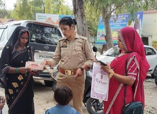 Women and girls were sensitized under ‘Mission Shakti Phase-5’ in Chandauli.