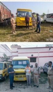 Special Enforcement Drive Against Unfit/Unpermitted School Vehicles in Varanasi