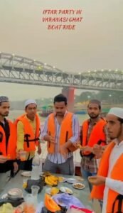 A new controversy has erupted in Varanasi following an Iftar party held on a boat in the middle of the Ganges River on Monday evening.