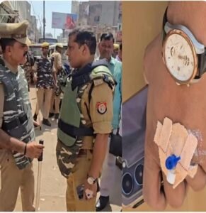 Dedication to Duty Even While Ill: ACP Dr. Atul Anjan Tripathi Seen Performing Duties with an IV Drip—Video Goes Viral