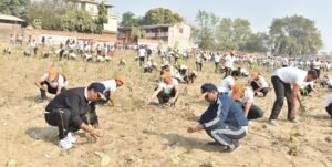 NDRF enthusiastically participated in the intensive tree plantation drive