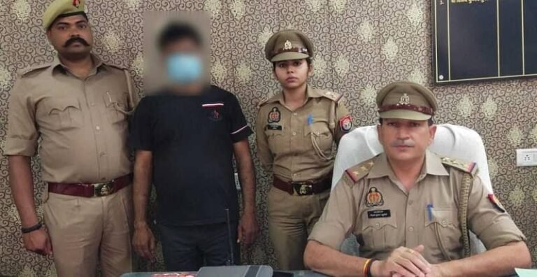 Accused Manoj Kumar Pathak, involved in blackmail and issuing threats, arrested; Police take strict action to prevent a breach of peace.