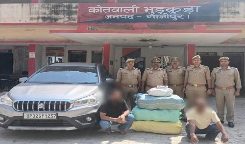 Bhudkuda Police Arrest Two Individuals with 87 kg of Ganja