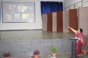 A special lecture on the theme ‘Creating Safe Spaces’ was organized at Vasant College for Women.