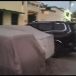 Illegal parking spot in front of primary school in Bahraich city