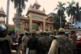 Uproar over Student-Guard Dispute at BHU: Students Stage Sit-in Near Vishwanath Temple