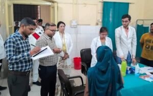 Additional District Magistrate Conducts Surprise Inspection of Hospitals