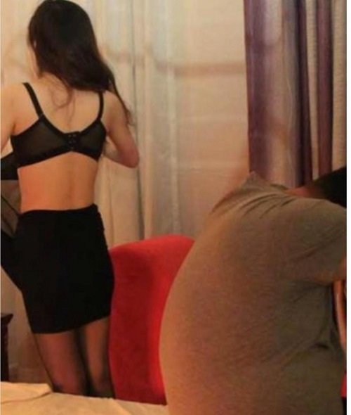 Prostitution was going on in a house opposite the district hospital, two people including a woman arrested.