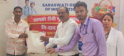 TB Patients Receive Nutritional and Emotional Support: 'Poshan Potli' Distribution at Chinhat Hospital