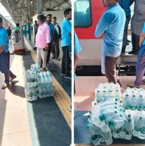 Major Railway Crackdown: Tightening the Noose on Illegal Vending on Trains; Fines Worth Thousands Imposed, Hundreds of Water Bottles Seized