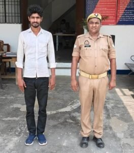 Accused Sanjeet Kumar Keshari, wanted in a case involving crimes against women, arrested.