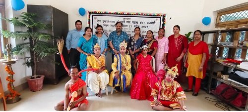 On World Autism Awareness Day, children with disabilities presented the ‘Divya Ramayana’.
