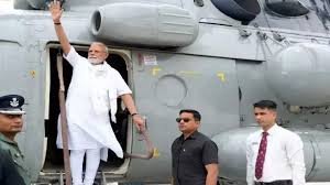 Grand Welcome for PM Modi at Babatpur Airport; Prime Minister Arrives for Visit to Kashi