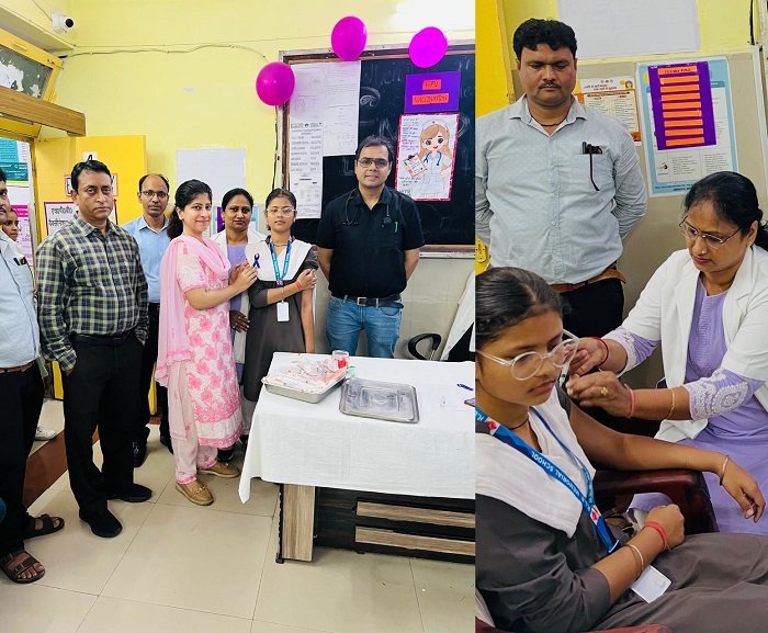 HPV Vaccination Launched at Indira Nagar Community Health Center; Adolescent Girls to Receive Protection Against Cervical Cancer