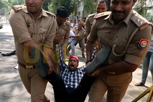 Students' Protest Against Rising Petrol and Diesel Prices, and Unemployment