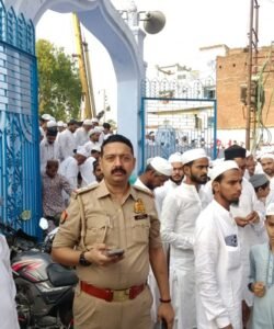 Prayers reverberated from Alaipura to Shakkar Talab as Bakrid prayers concluded peacefully under the strict vigilance of the Jaitpura Police.