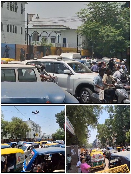 Traffic System Collapses in Lucknow; Commuters Left Stranded Amidst Massive Jams After School Dismissal