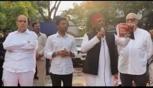 Akhilesh Yadav attacks BJP after meeting Mamata Banerjee in Kolkata.
