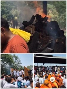 Prateek Yadav's last rites performed at Baikunth Dham, Bhaisakund in Lucknow; a final farewell bid with tearful eyes.