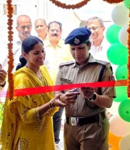 DRM Ashish Jain inspected the RPF office and inaugurated the newly established canteen.