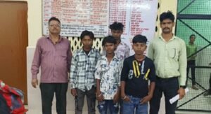 Nine children rescued from child labor through the joint efforts of the Railway Protection Force (RPF), Childline Barabanki, and the Samvad Social Institute.
