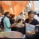 A massive surge of devotees thronged the Ballahata Durga Temple on the fourth 'Bada Mangal' of the month of Jyeshtha, where a grand community feast continued late into the night.