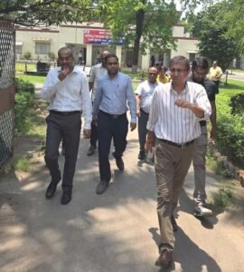DRM Ashish Jain inspected the RPF office and inaugurated the newly established canteen.