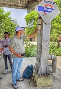 DRM Conducts Safety Inspection on Banaras–Prayagraj Rambagh Rail Section