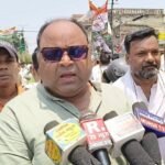 Congress Protests Against Rising Petrol, Diesel Prices, and Inflation; Raises Slogans Against BJP Government in Ayodhya.