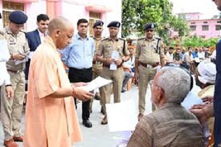 At the 'Janta Darshan' in Gorakhpur, CM Yogi listened to grievances and assured assistance for the treatment of a sick child.