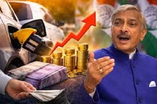 Congress Attacks Rising Petrol and Diesel Prices; Pramod Tiwari Says: "The Government is Looting the Public"