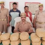 Major Action by Chandauli Police: Two Smugglers Arrested with Ganja Worth ₹8.5 Lakhs; Bike-Based Supply Network Busted