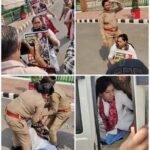 Lucknow Breaking: SP women workers create ruckus outside the Legislative Assembly; scuffle with police.