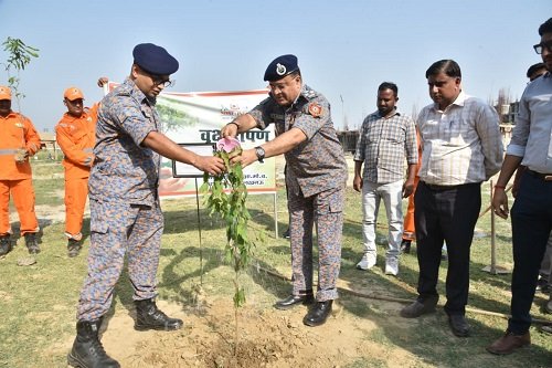 Varanasi Update: NDRF organizes a massive tree plantation drive on World Environment Day.