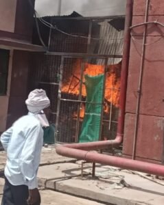 Fire Breaks Out in District Hospital's Scrap Store; Brought Under Control in 15 Minutes