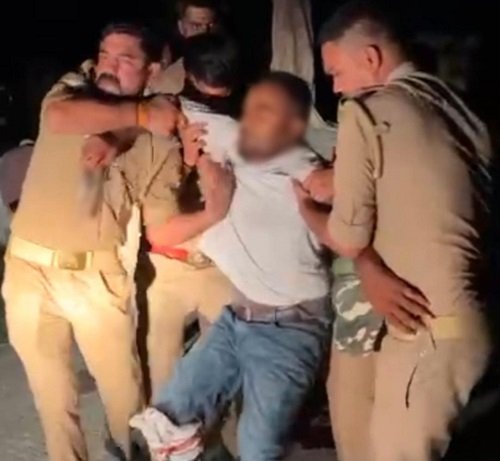 Wanted accused in POCSO case injured in police encounter; arrested along with a country-made pistol and a motorcycle.