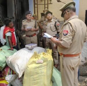 Major Action by Chandauli Police: Narcotics Worth ₹5 Crore Destroyed